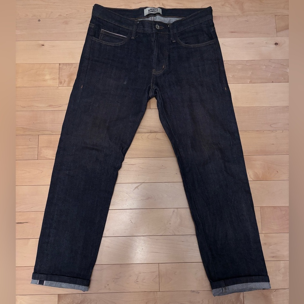 Naked & Famous Reactive Dyed No Fade Super Guy Selvedge Denim 33x29